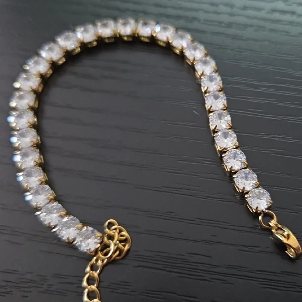 18K Gold Plated Stunning Tennis Bracelet